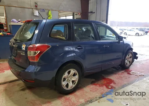 2014 Subaru Forester 2.5I from USA, damaged, VIN JF2SJAAC0EH459771